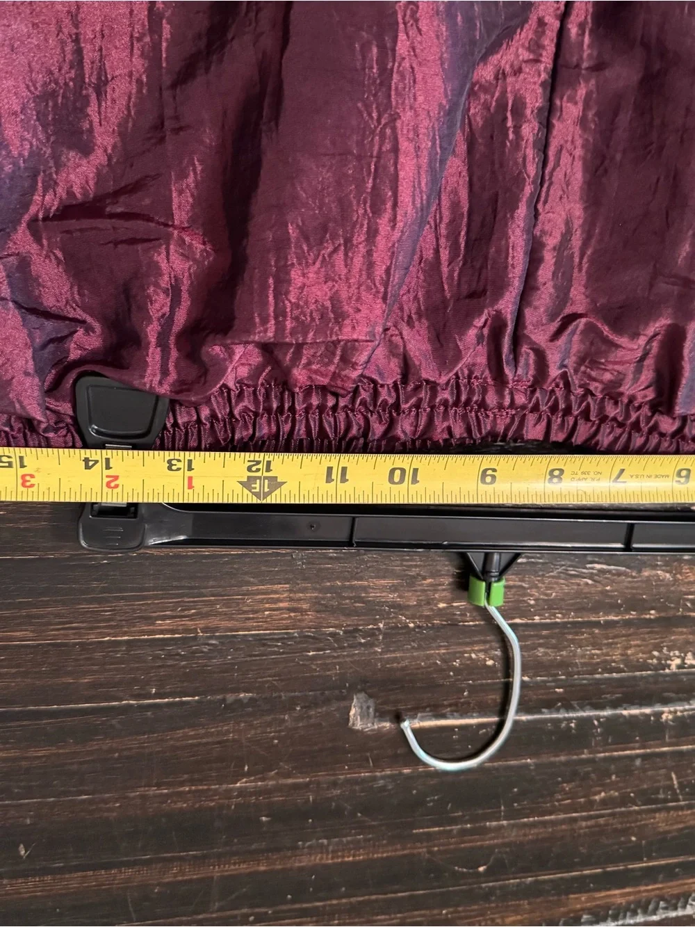 Source Unknown Maroon Track Jacket and Pants Set with Iridescent Camo Panels